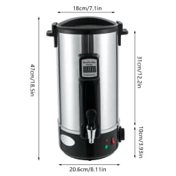 8L/10.8L/12L Wax Melter for Candle Making 1100W Electric LED Wax Melting Pot Wax Warmer Machine Candle DIY Wax Heater with Spout