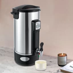 8L/10.8L/12L Wax Melter for Candle Making 1100W Electric LED Wax Melting Pot Wax Warmer Machine Candle DIY Wax Heater with Spout