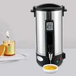 8L/10.8L/12L Wax Melter for Candle Making 1100W Electric LED Wax Melting Pot Wax Warmer Machine Candle DIY Wax Heater with Spout