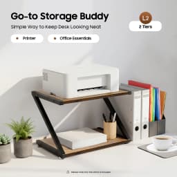 2-Tier Desktop Printer Stand Desktop Printer Stands Stand Scanner Holder Copier Shelf Rack Desk Organizer