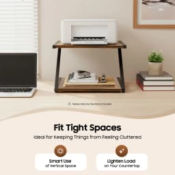2-Tier Desktop Printer Stand Desktop Printer Stands Stand Scanner Holder Copier Shelf Rack Desk Organizer