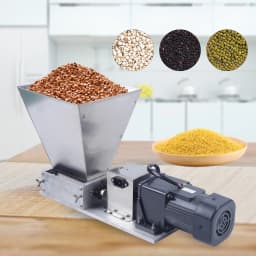 220V Electric Grain Mill Barley Grinder Wet / Dry Malt Crusher Grain HomeBrew Mill Stainless Steel 60W 75RPM