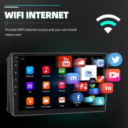 ESSGOO 9" Android 14 Carplay For Ford Transit Connect MK7 Focus Galaxy Fiesta C S Max Kuga Car Stereo GPS Nav Wifi RDS Bluetooth
