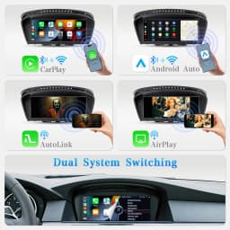 AUTOTOP 8.8“ CarPlay Android Auto Car Linux Multimedia Screen For BMW 5/3 Series E60/E61/E62/E63/E90/E91/E92/E93/M3 CCC CIC GPS