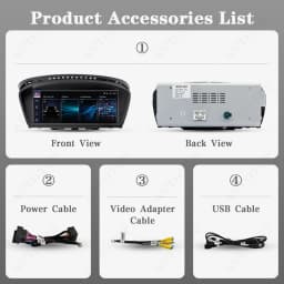 AUTOTOP 8.8“ CarPlay Android Auto Car Linux Multimedia Screen For BMW 5/3 Series E60/E61/E62/E63/E90/E91/E92/E93/M3 CCC CIC GPS
