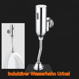 Automatic Sensor Urinal Flush Valve, Brass Electroplated, Water-Saving, Hygienic, Easy Installation, Powered by DC6V or AC220V,