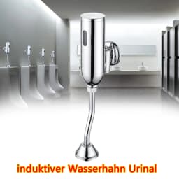 Automatic Sensor Urinal Flush Valve, Brass Electroplated, Water-Saving, Hygienic, Easy Installation, Powered by DC6V or AC220V,