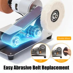 Electric Belt Sander Sand Belt Machine 775 Motor Corded Electric Adjustable Polisher EU Standard For DIY Woodworking Handicrafts