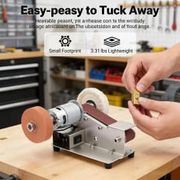 Electric Belt Sander Sand Belt Machine 775 Motor Corded Electric Adjustable Polisher EU Standard For DIY Woodworking Handicrafts