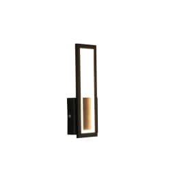 16 W Modern Acrylic Wall Lamp,Indoor LED Wall Light,Black Interior Wall Light for Corridor, Stairs,Warm White 3000K