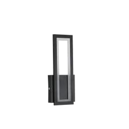 16 W Modern Acrylic Wall Lamp,Indoor LED Wall Light,Black Interior Wall Light for Corridor, Stairs,Warm White 3000K