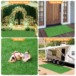 50X200CM Green Artificial Lawn Simulation Moss Grassland Turf Fake Grass Mat Carpet Indoor Outdoor DIY Micro Landscape Decor