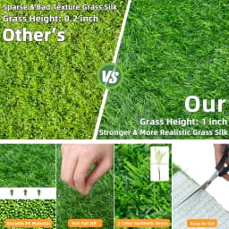 50X200CM Green Artificial Lawn Simulation Moss Grassland Turf Fake Grass Mat Carpet Indoor Outdoor DIY Micro Landscape Decor