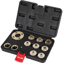 11pcs 10-30mm Brass Router Template Bushing Guide Set Woodworking Tool Fit Any Router Sub-base Porter Style of Electric Cable