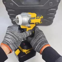 Brushless Electric Wrench Cordless Electric Wrench Lithium Battery Wrench Double Battery/Single Battery Plastic Box Packaging