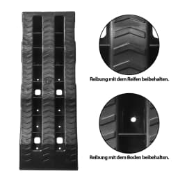 2pcs Car Ramps 61cm Trailer Leveler Car Tire Lifting Pad 3.5T Antiskid Working Ramp Auto Oil Changing Repair Lift Tools