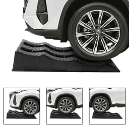 2pcs Car Ramps 61cm Trailer Leveler Car Tire Lifting Pad 3.5T Antiskid Working Ramp Auto Oil Changing Repair Lift Tools