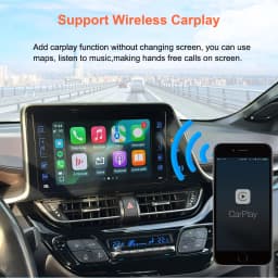 Bonroad Wireless Carplay Android Auto Decoder For TOYOTA Touch2 Entune2.0 Highlander Tundra Sienna Prius Yaris Camry CHR Module