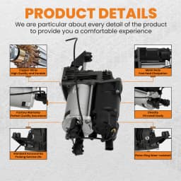 Air Spring Suspension Compressor Pump for BMW E61 37206792855 w/ Warranty Shock Absorber Parts
