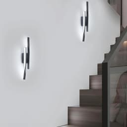 LED Interior Wall Sconce,24W Linear Wall Lamps 3000K Warm Light,White Modern Wall Light for Living Room