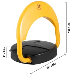 SucceBuy Automatic Remote Control Parking Lock Carport Auto Space Private Car Parking Latch Space Lock Car Park Driveway Guard