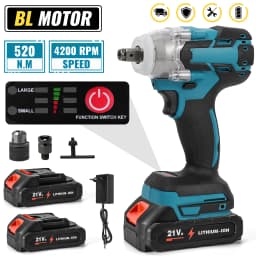 520N.m Brushless Electric Wrench For Makita 18V Battery Cordless Electric Impact Wrench Hand Drill Socket Power Tools