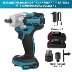520N.m Brushless Electric Wrench For Makita 18V Battery Cordless Electric Impact Wrench Hand Drill Socket Power Tools