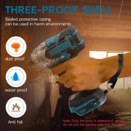 520N.m Brushless Electric Wrench For Makita 18V Battery Cordless Electric Impact Wrench Hand Drill Socket Power Tools
