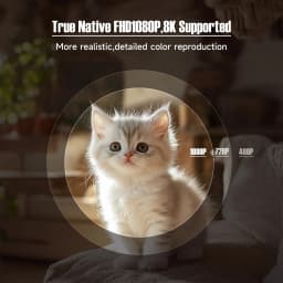 Magcubic 650ANSI L018 8K Home Projector Native 1080P Android 14 WiFi6 BT 5.4 Portable Movie Projector with 360°Correction