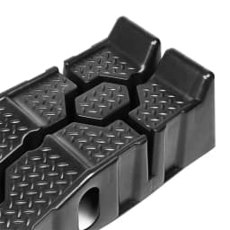 2pc Black Heavy Duty Car Ramps 90cm Long Antiskid Working Ramp Auto Oil Changing Repair Maintenance Jack Lift Tools
