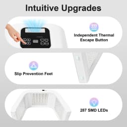 Spa Beauty Equipment Beauty Machine Face Steamer 287 SMD Light Therapy for Acne/Wrinkles/Pigment Skin Care Aging Reduction