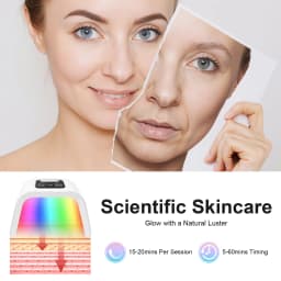 Spa Beauty Equipment Beauty Machine Face Steamer 287 SMD Light Therapy for Acne/Wrinkles/Pigment Skin Care Aging Reduction