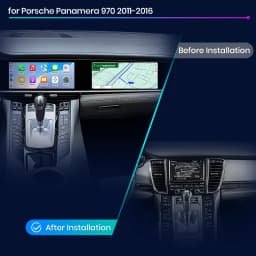 Junsun Qualcomm 665 Car Radio For Porsche Panamera 970 2011-2017 Dual screen Upgraded Interactive Carplay DTS Multimedia Player