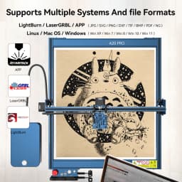 ATOMSTACK A20 Pro Laser Engraver 130W Engraving Cutting Machine with F30 Pro Air Assist Kit EU Newly designed laser