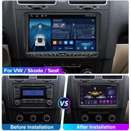 ESSGOO 9" Android 14 8-Core 6+128GB Carplay Car Stereo For VW Golf 5 6 Passat Polo Touran Tiguan Jetta 4G DSP GPS WIFI AM FM BT