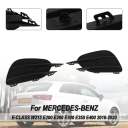 Artudatech 2pcs Bumper Grille Fog Lights Grill Grille Trim Cover fit MERCEDES E-Class W213
