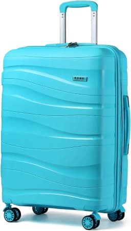 Kono Hard Shell Lightweight Pp Trolley Luggage Travel Bags Suitcase with Tsa Lock and 360 ° Spinner Wheels