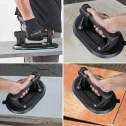 200KG Load Industrial Grade Electric Vacuum Suction Cup Heavy Lifter Granite Glass Tile Suckers Lifting Tool 1800mah Battery