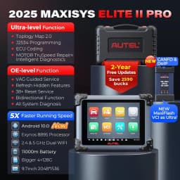 Autel MaxiSYS Elite 2 PRO Scanner Elite II PRO Automotive Diagnostic Tools J2534 ECU Programming Coding Motor TruSpeed Scanner