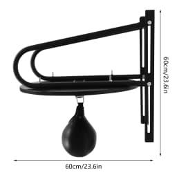 Boxing Training Spinning Ball Target, Adjustable Speedball Platform with Inflatable Cylinder for Hand-Eye Coordination and