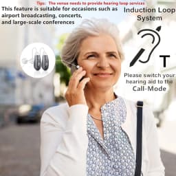 JINGHAO Digital Hearing Aids Rechargeable Invisible BTE Hearing Loss Ear Aids Sound Device for Elderly
