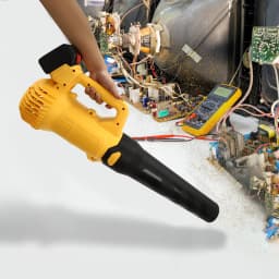 Cordless Leaf Blower Cordless Hand Blower Leaf Blower With 2 Batteries 3000W Used On Construction Sites Yards Lawns And Gardens