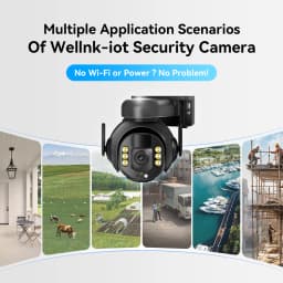Neye 8MP/4K Solar Outdoor 4G SIM Card Camera HD 10X Digital Zoom Pan Tilt Camera Automatic Tracking Built-In Battery Camera