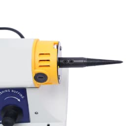 320W Jewelry Polisher Adjustable Speed with Cloth Wheels Polishing Machine, Multi-Function Bench Buffer Polisher, EU Plug