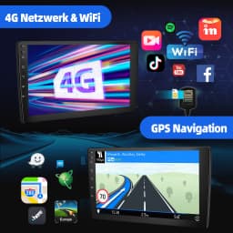 ESSGOO 9" For Toyota Corolla Verso 2003-09 Android 14 Car Stereo Radio Wireless Carplay Android Auto GPS Nav 4G WIFI DSP 6+128G