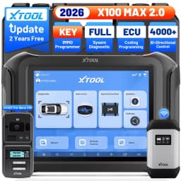 XTOOL X100 MAX IMMO Key Programming With KC501 Car Diagnostic Tools ECU Immobilizer Programmer 42+ Services Topology X100 PAD3