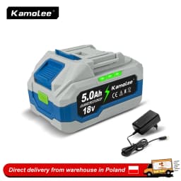 Kamolee 18V 5000mAh Lithium-ion Battery, Suitable for Kamolee Power Tools