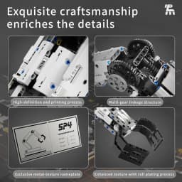 1029PCS RC Robotic Arm Building Blocks Set Remote Mechanical Arm Model Bricks Educational DIY Toys For Children Holiday Gifts