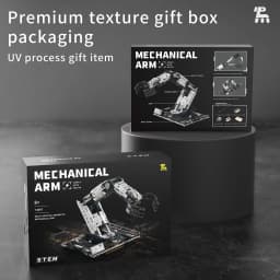 1029PCS RC Robotic Arm Building Blocks Set Remote Mechanical Arm Model Bricks Educational DIY Toys For Children Holiday Gifts