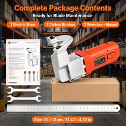 500W Cutting Hine Snips Electric Scissors Tin Nibbler Cutter 2000rpm Metal Battery Dual-insulated Hand-held Electric Tool